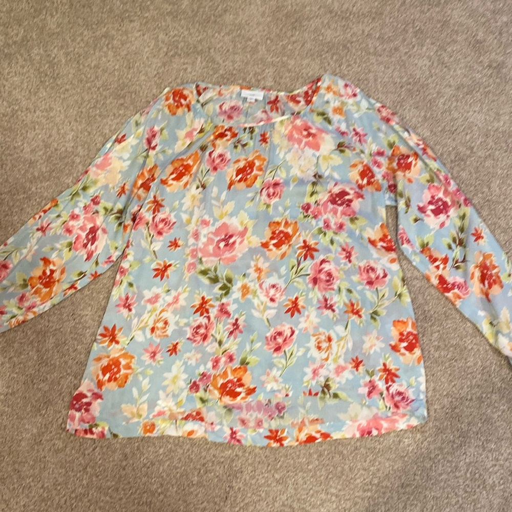 J.jill Open shoulder blouse